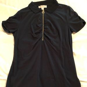 Michael Kors zip up shirt